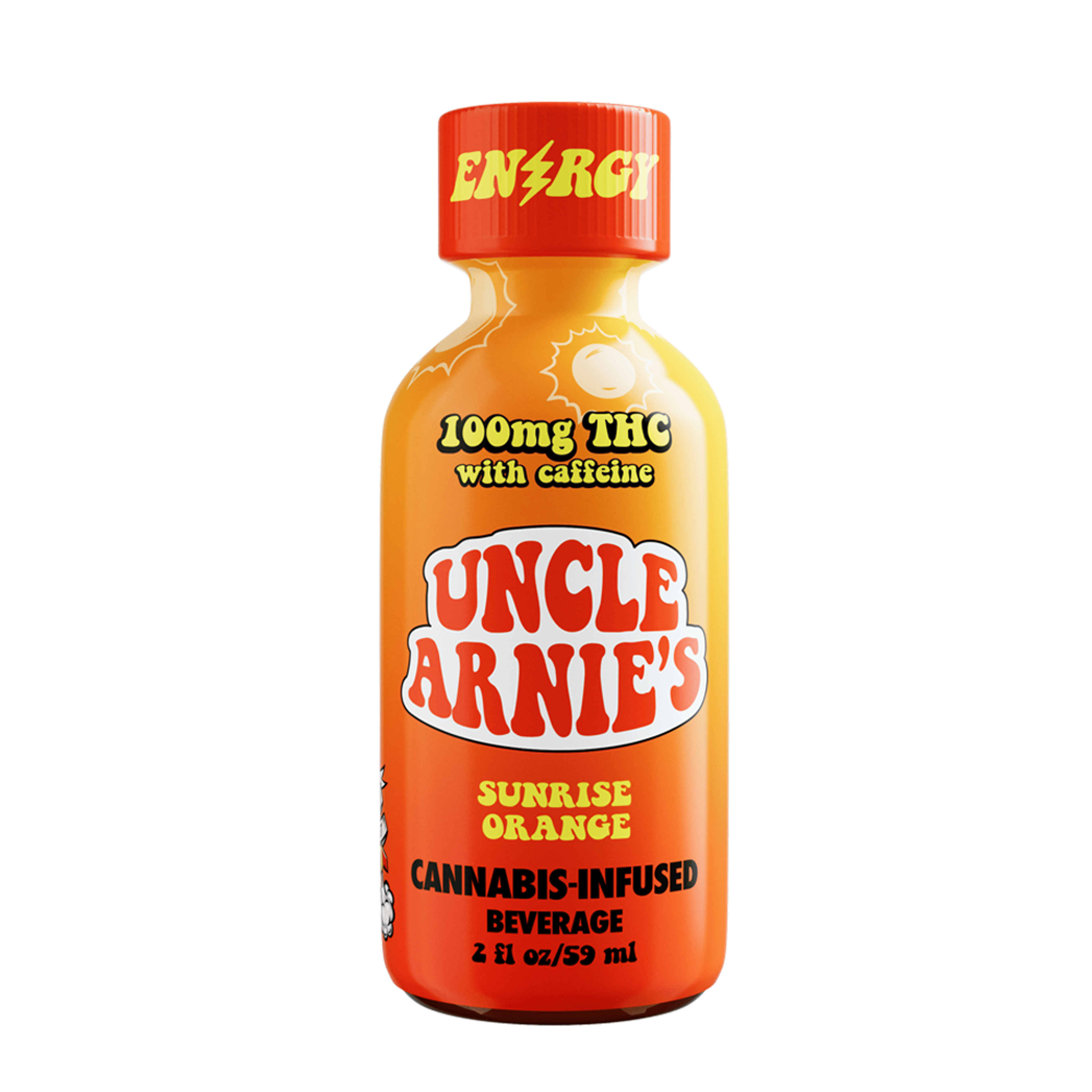Sunrise Orange W/ Caffeine Shot (100Mg) (2Oz) - Uncle Arnie's - null - $7.99 - Beverage