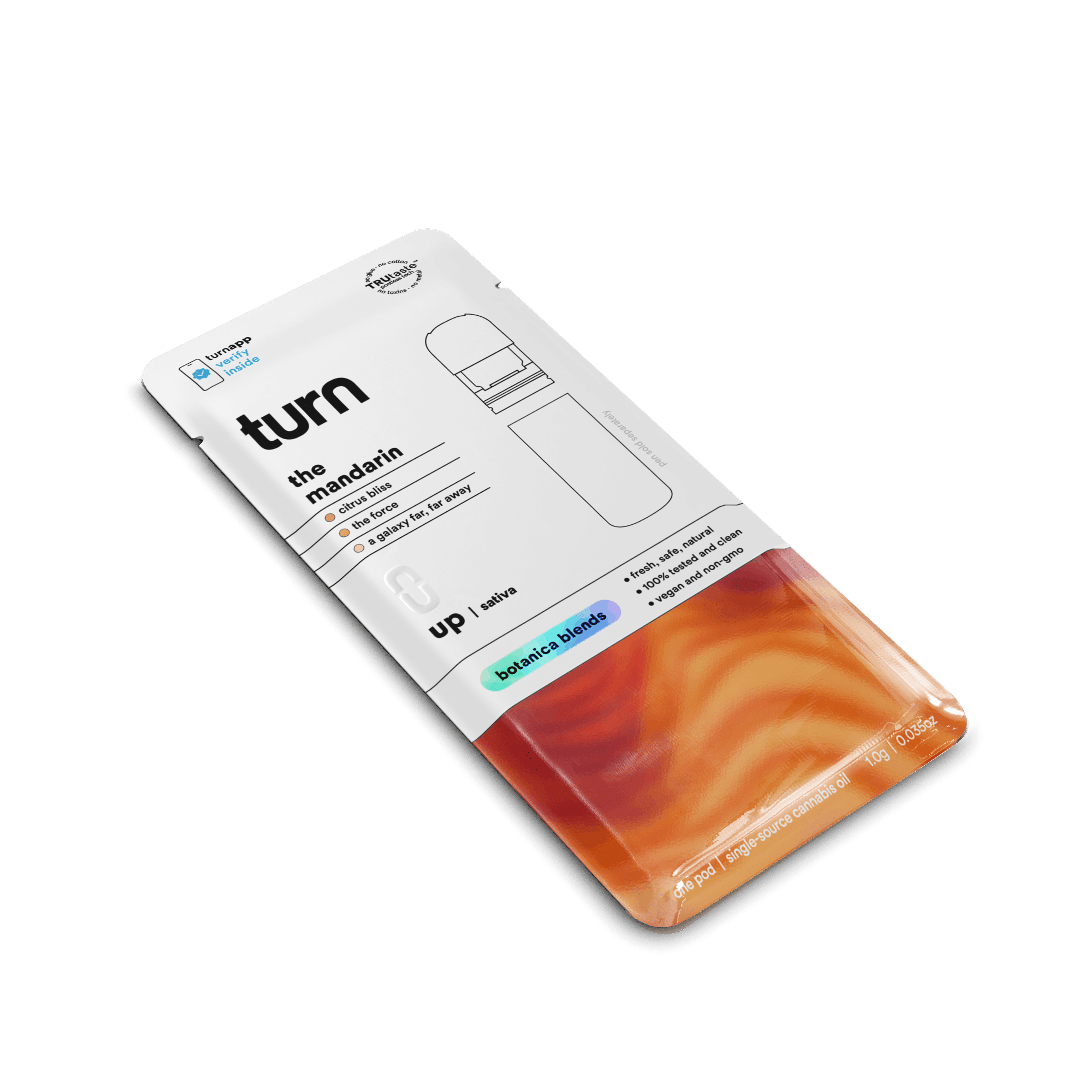 1.0g POD | the mandarin | botanica blends | up | - Turn - - $35 - Vape Pens