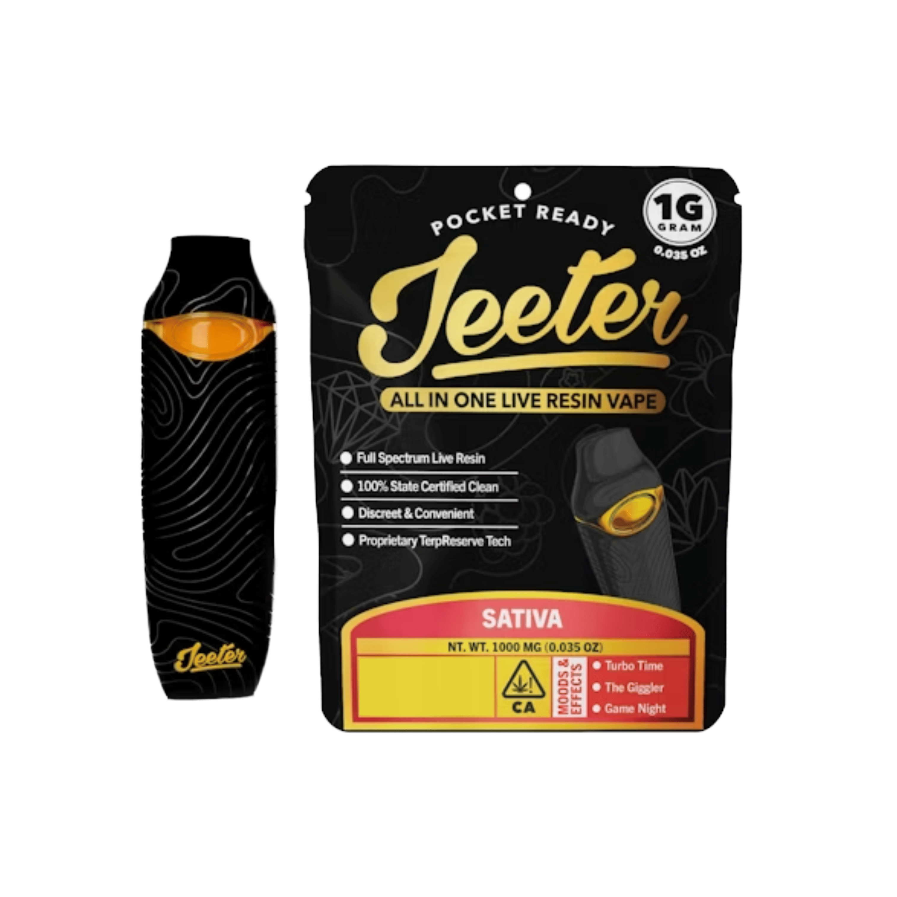 Sunkiss All In One Live Resin Vape - 1g - Jeeter -  - $38.75 - Disposables