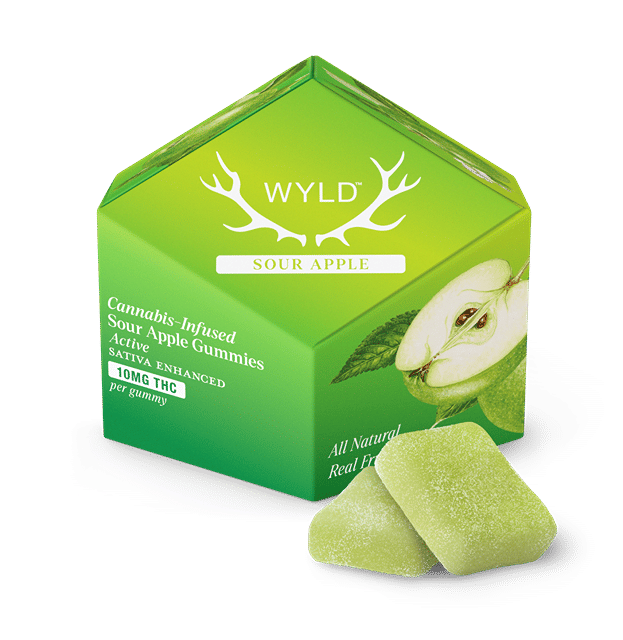 Wyld - Sativa Sour Apple Gummies