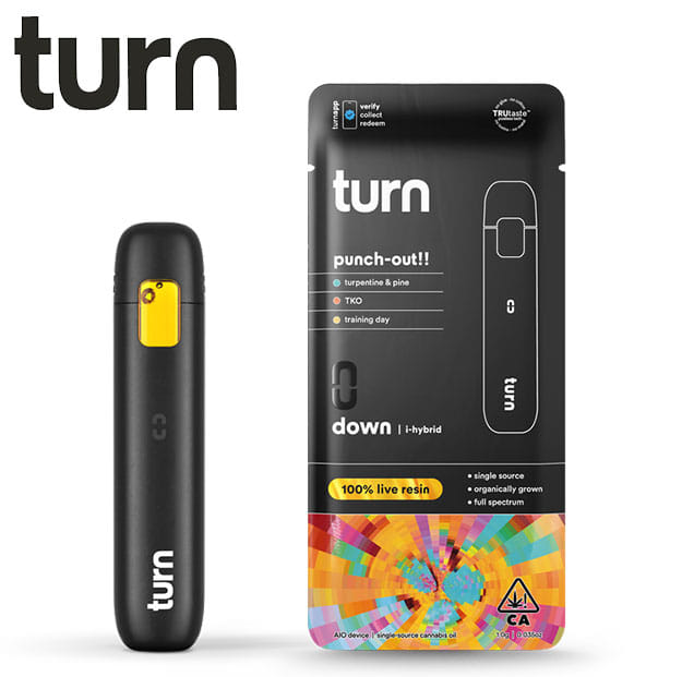 Turn AIO - Punch-Out!! - Live Resin All In One Vape - 1g - Turn - LR AIO - $37.99 - Disposable Vape Pens (All In One)