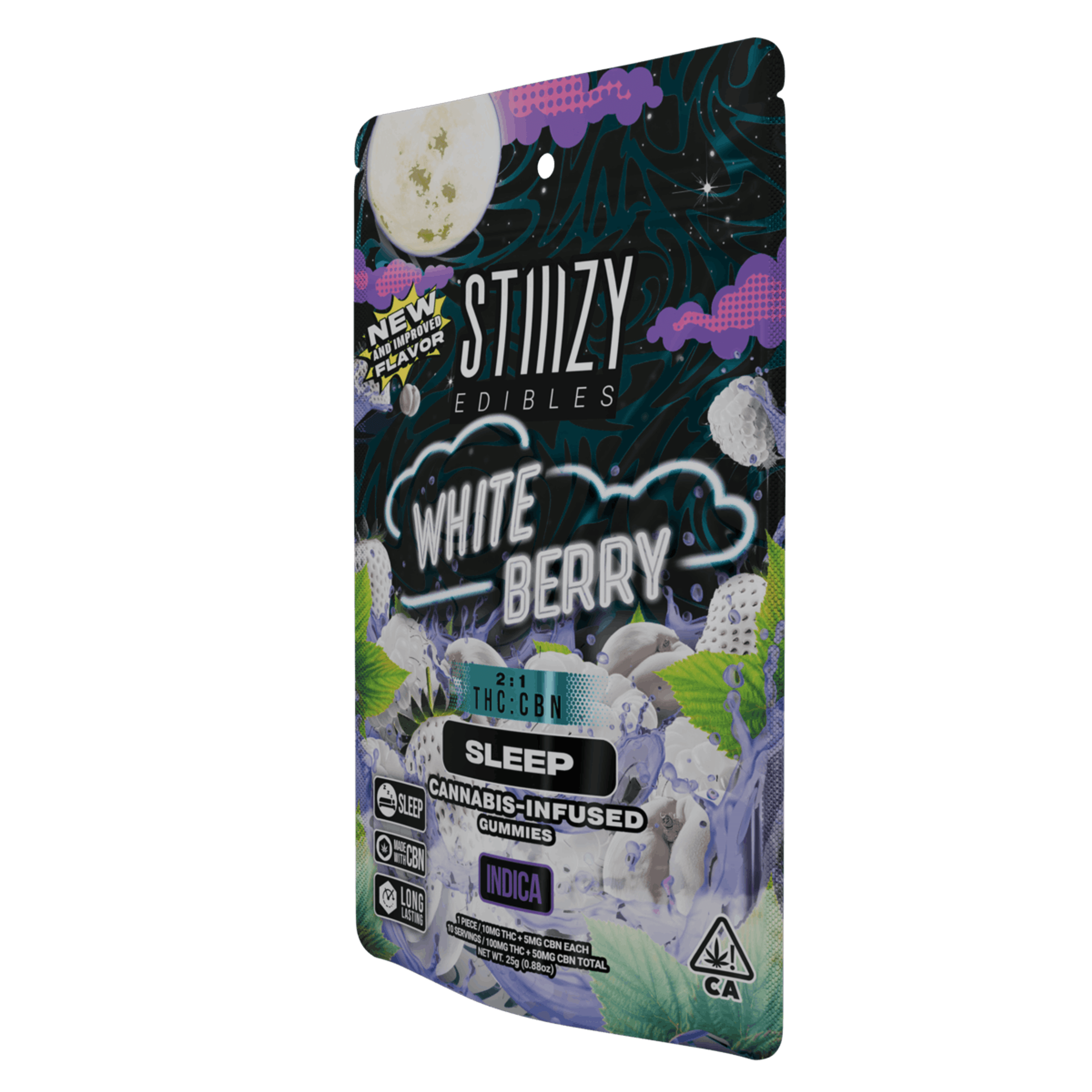 STIIIZY Gummies | 2:1 THC:CBN White Berry - Indica - STIIIZY - - $11 - Edibles