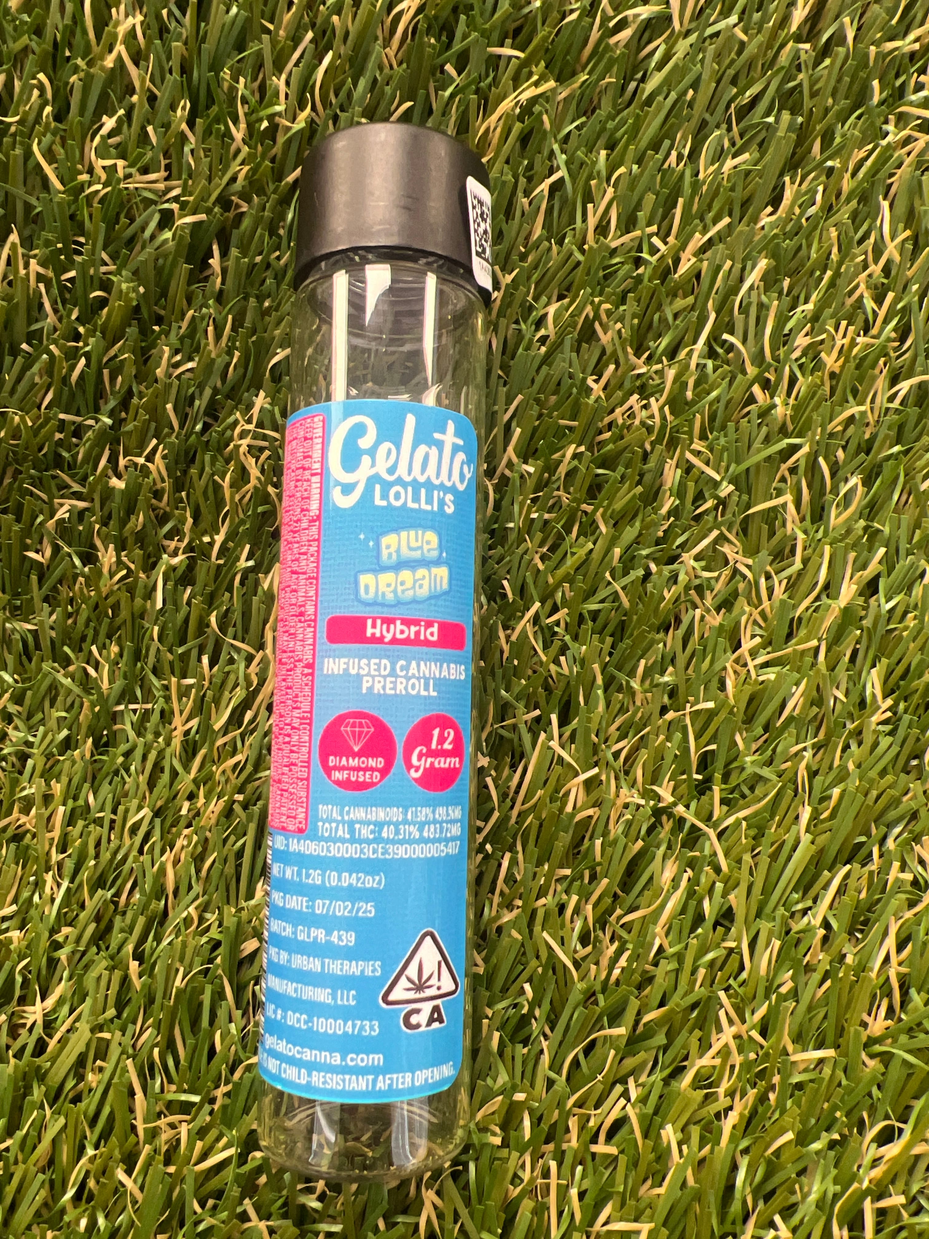 BLUE DREAM 1.2 INFUSED - GELATO CANNON CO - GELATO CANNA CO -  - $6 - Pre-Roll Infused