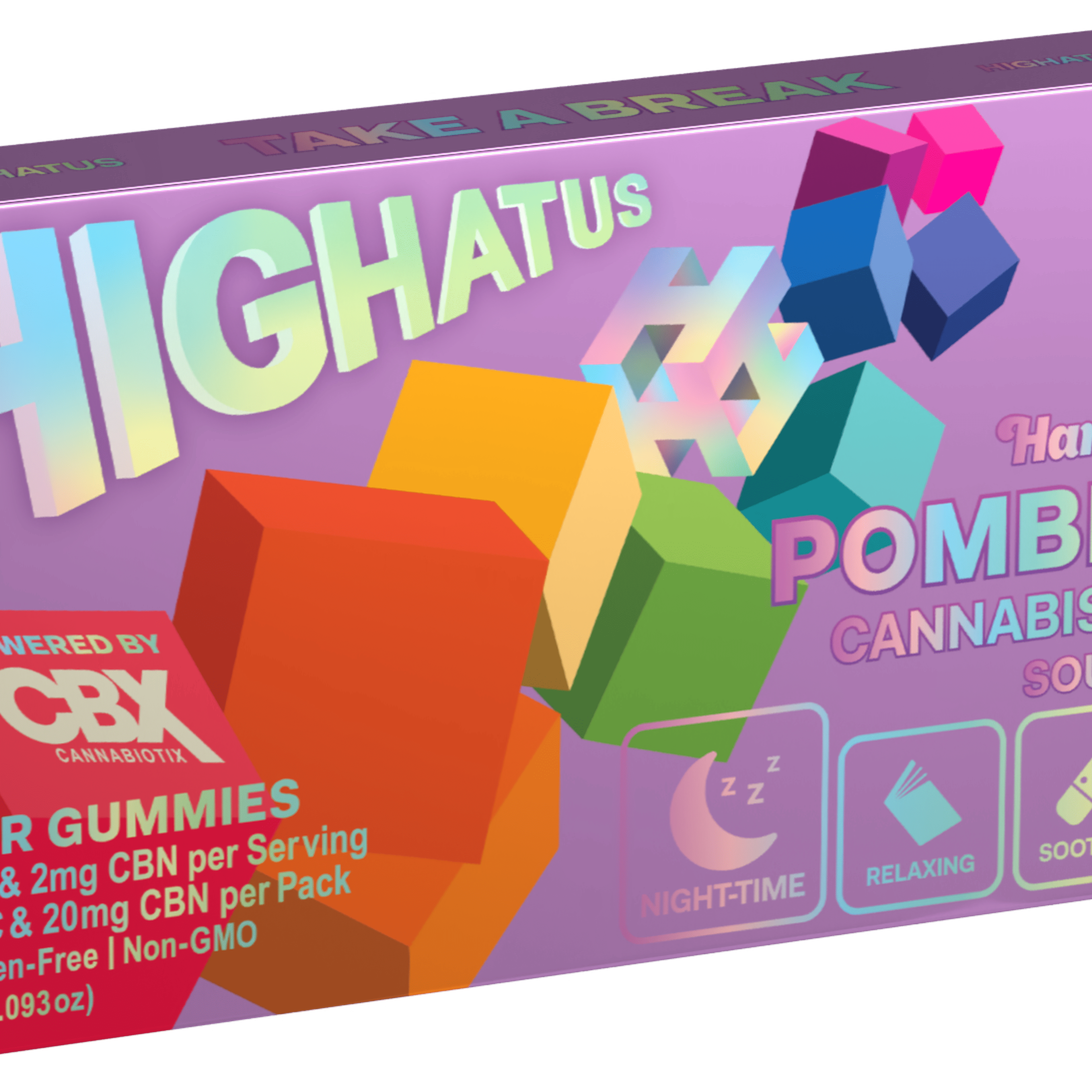Highatus - PomBerry Gummies CBN - Cannabiotix - 10 Piece - $15 - Edibles