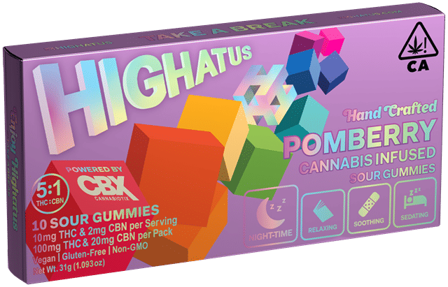 Highatus - PomBerry Gummies CBN