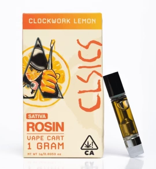 Clockwork Lemon | 1g Live Rosin Cartridge