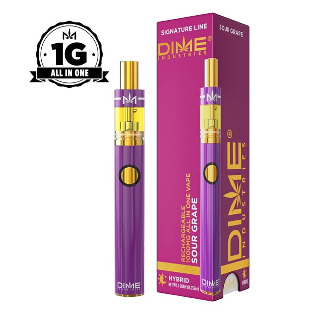 Sour Grape 1000mg All in One Device