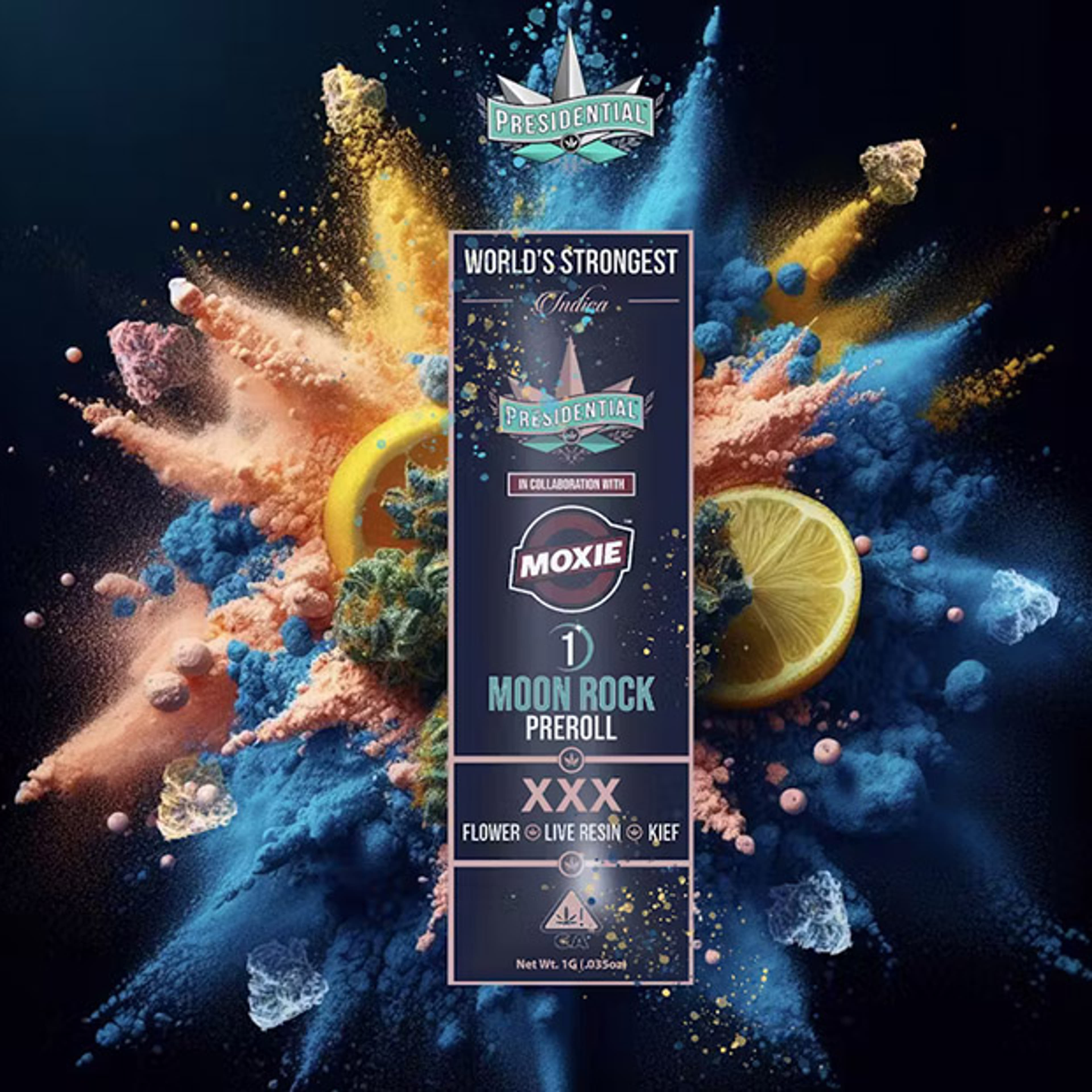 Presidential - XXX - Moon Rock Pre-Roll - 1g - Presidential - Pre-Roll - $12.99 - Pre-Rolls