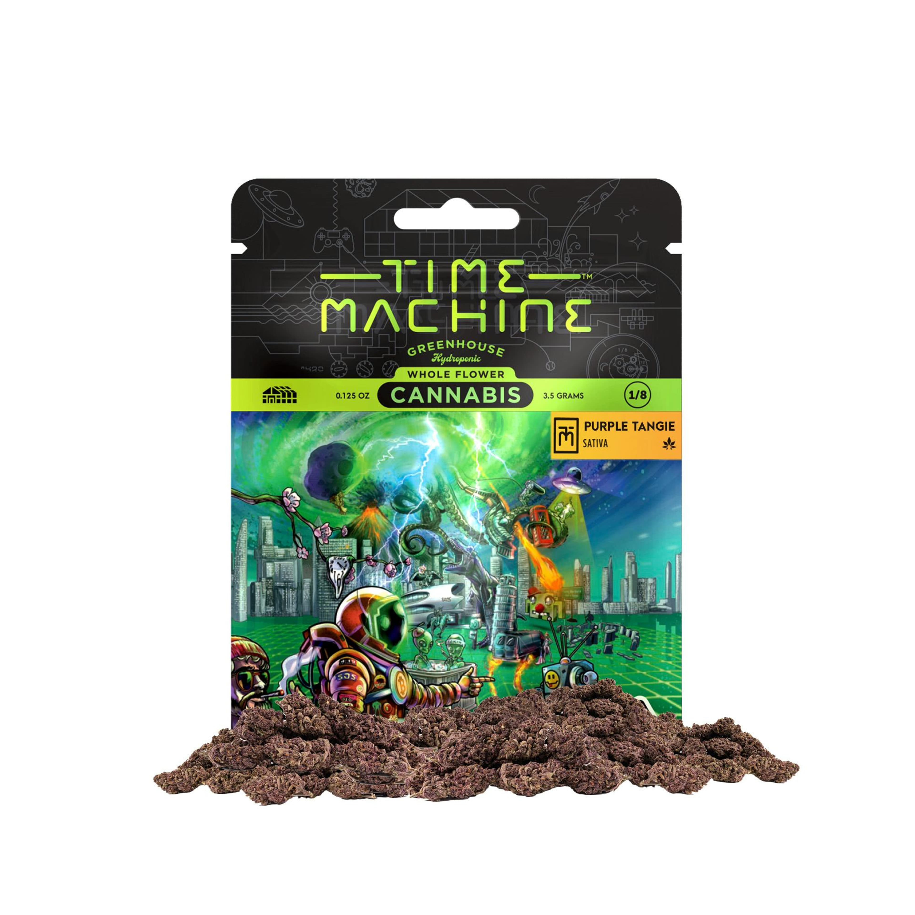 Purple Tangie Sativa 3.5g - Time Machine - - $18.75 - Flowers