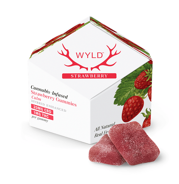 Wyld - 20:1 CBD:THC - Strawberry Gummies