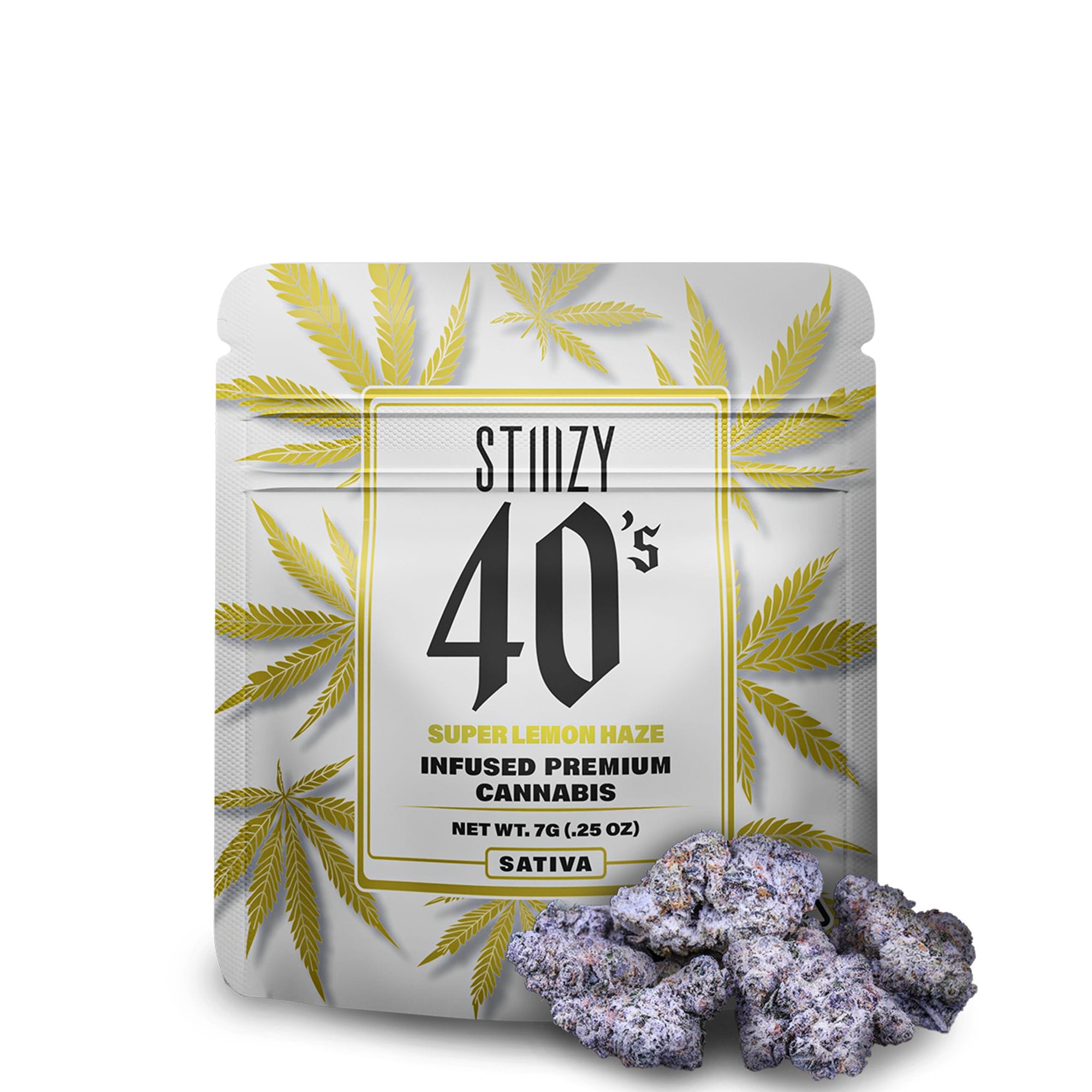 STIIIZY - Infused Super Lemon Haze 40s Smalls 7g - Stiiizy - STIIIZY - Infused Super Lemon Haze 40s Smalls 7g - $55 - Flower