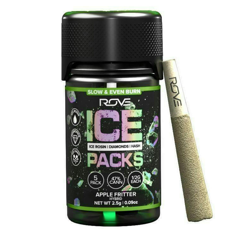 Apple Fritter (H) Infused Prerolls - 5pk  *B2G1 EVERYDAY* - Rove - Apple Fritter (H)  5pk - $29.49 - Pre-Rolls