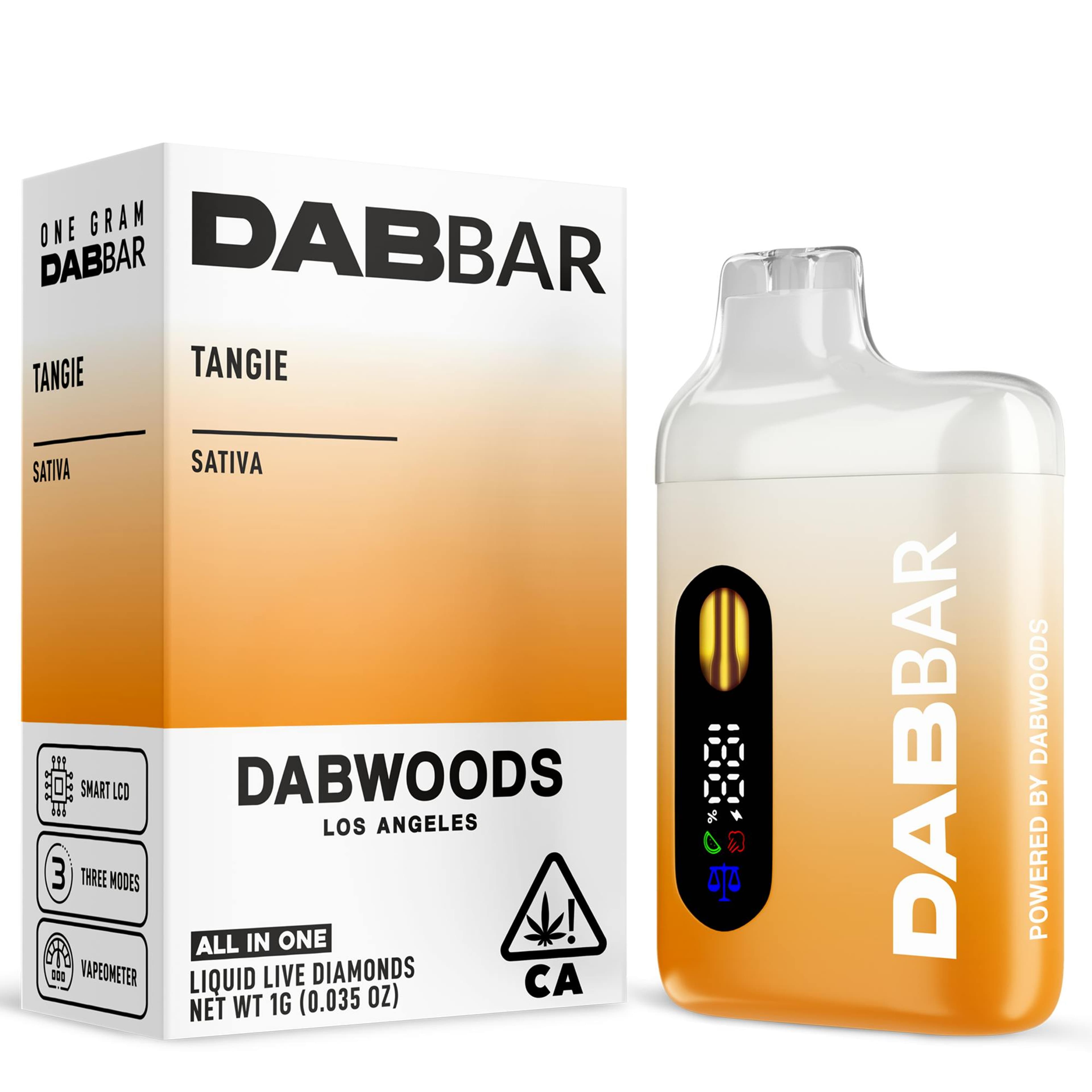 TANGIE 1G - DABBAR 2.0 LIQUID DIAMONDS TANGIE 1G - Dabwoods - - $36 - Vapes