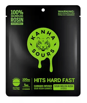 Sour Melon Rush - NANO Vegan Solventless Rosin (100mg)
