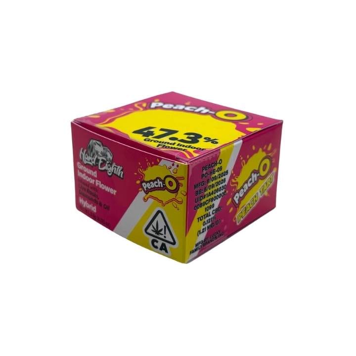 Peach - O - 3.5g Infused Ground Indoor Flower - Hard Eighths - 3.5g - Indica - $24 - Flower/Infused Flower (3.5 Grams)