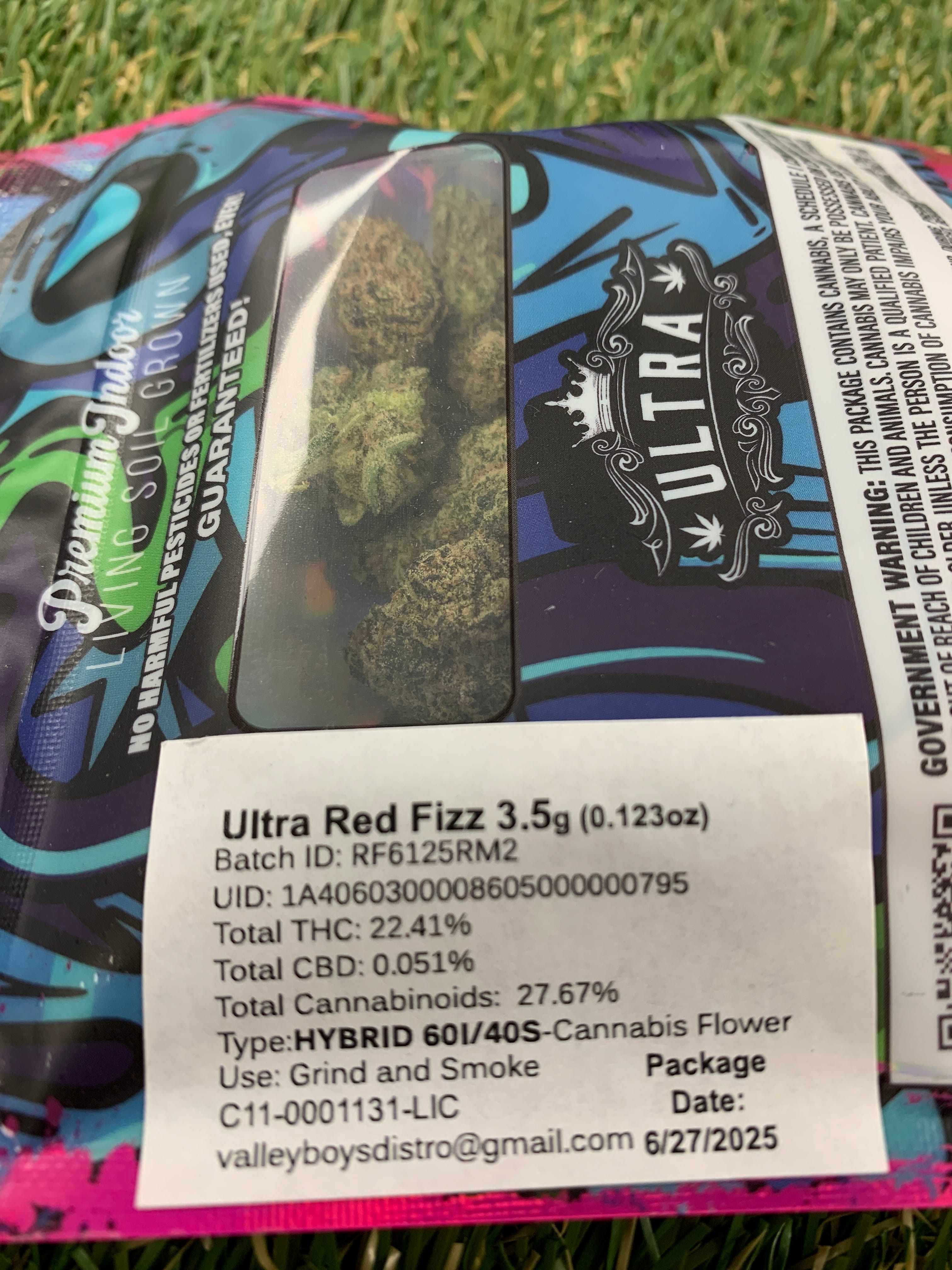 RED FIZZ 3.5G - ULTRA -  - $21.50 - Flower