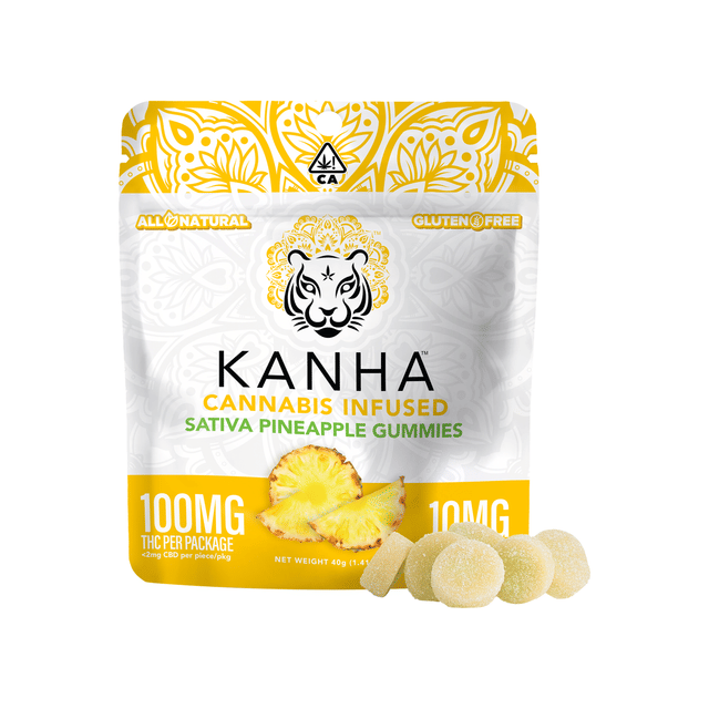 Sativa Pineapple Gummies - 100mg