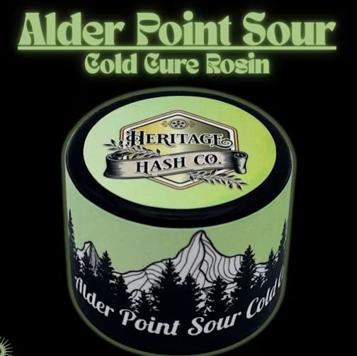 Heritage Live Rosin - Heritage Hash Co - Alder Point Sour (S) - $55 - Concentrates