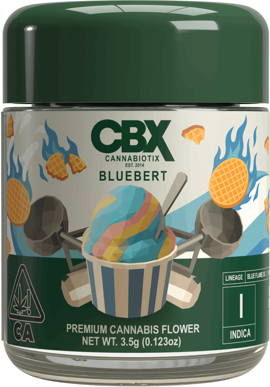 CBX | 3.5g - Bluebert - Indica - Cannabiotix -  - $48 - Flowers