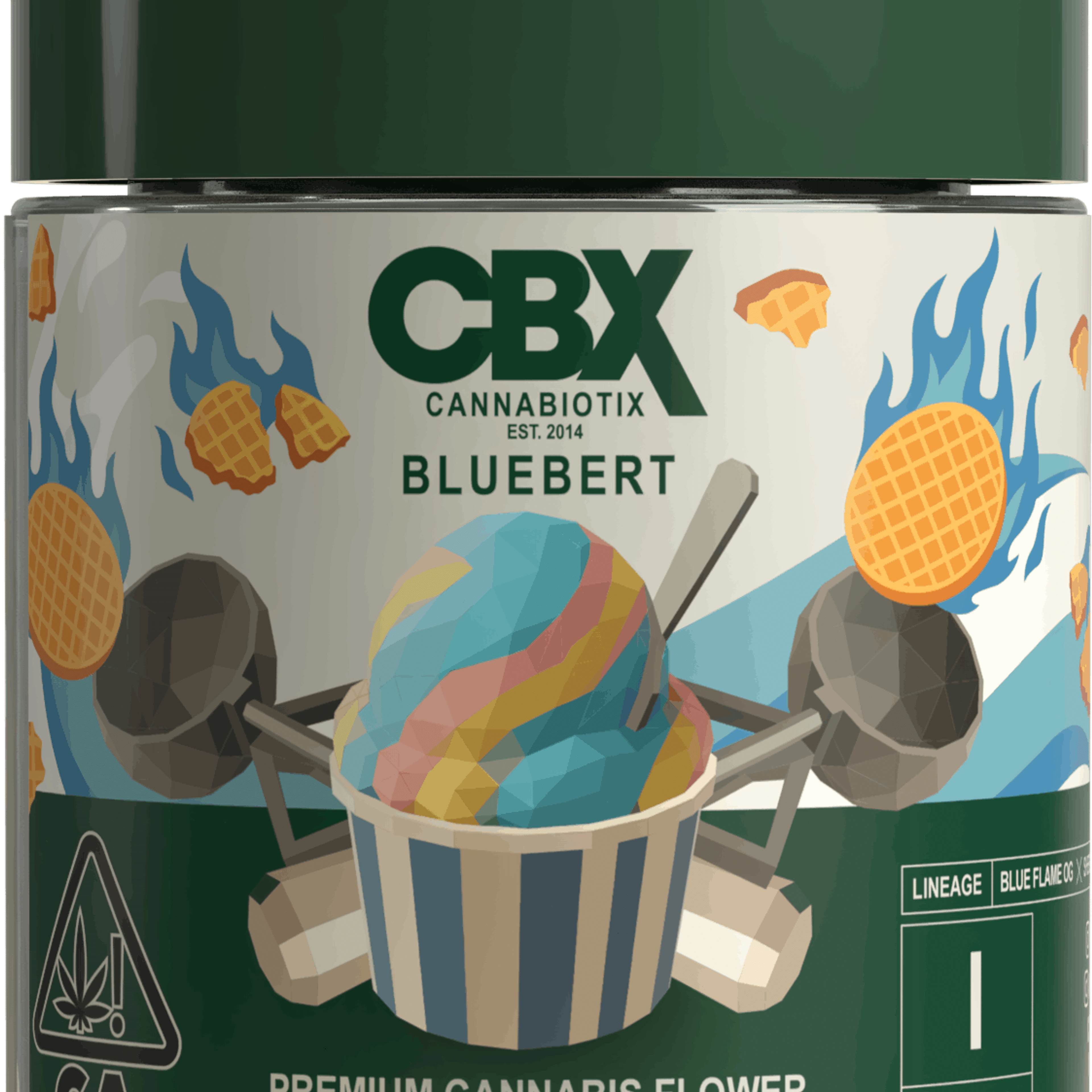 Bluebert - Flower - CBX Cannabiotix - Eighth - $54.99 - Flower