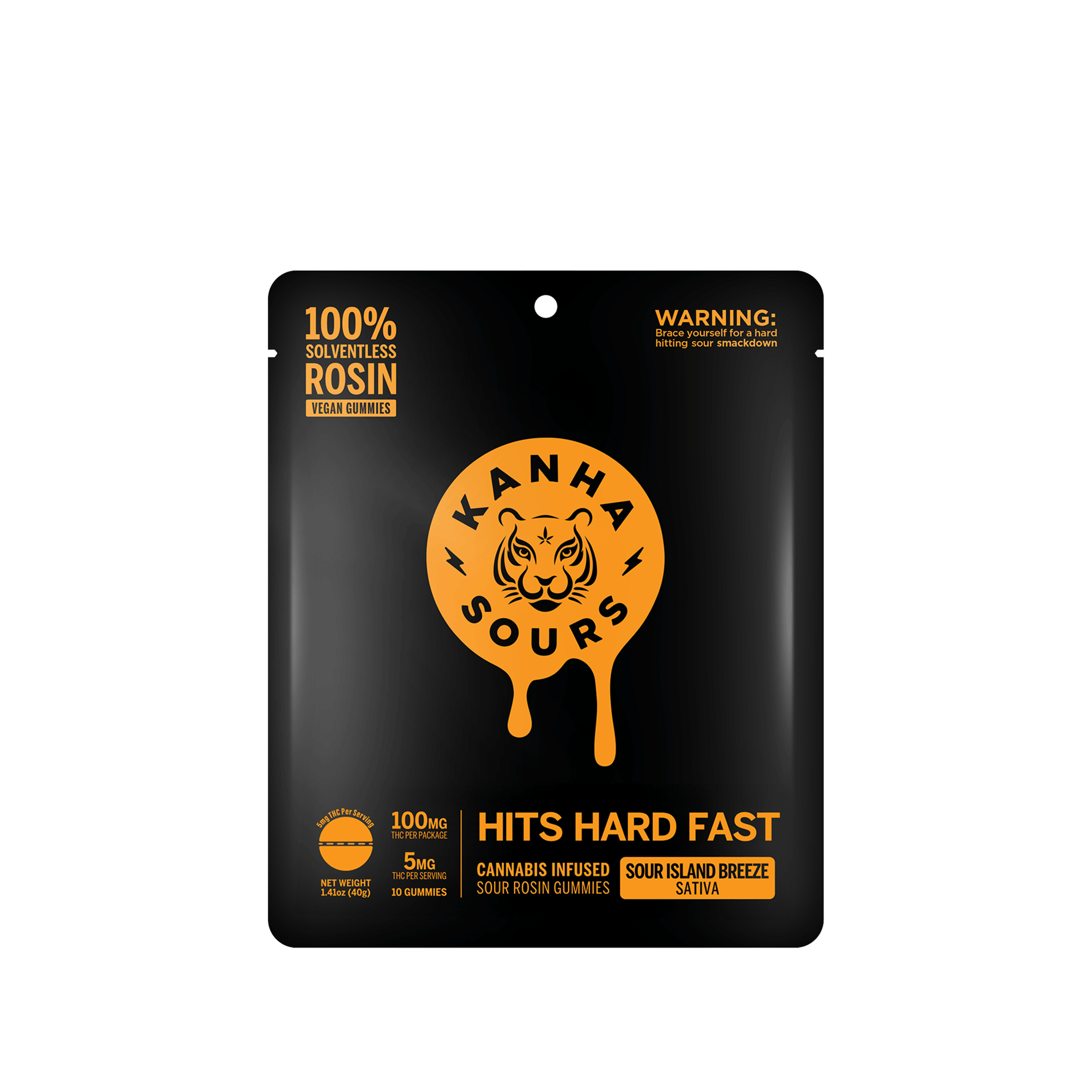 Sour Island Breeze 100mg Rosin Sours - Kanha - - $23 - Edible