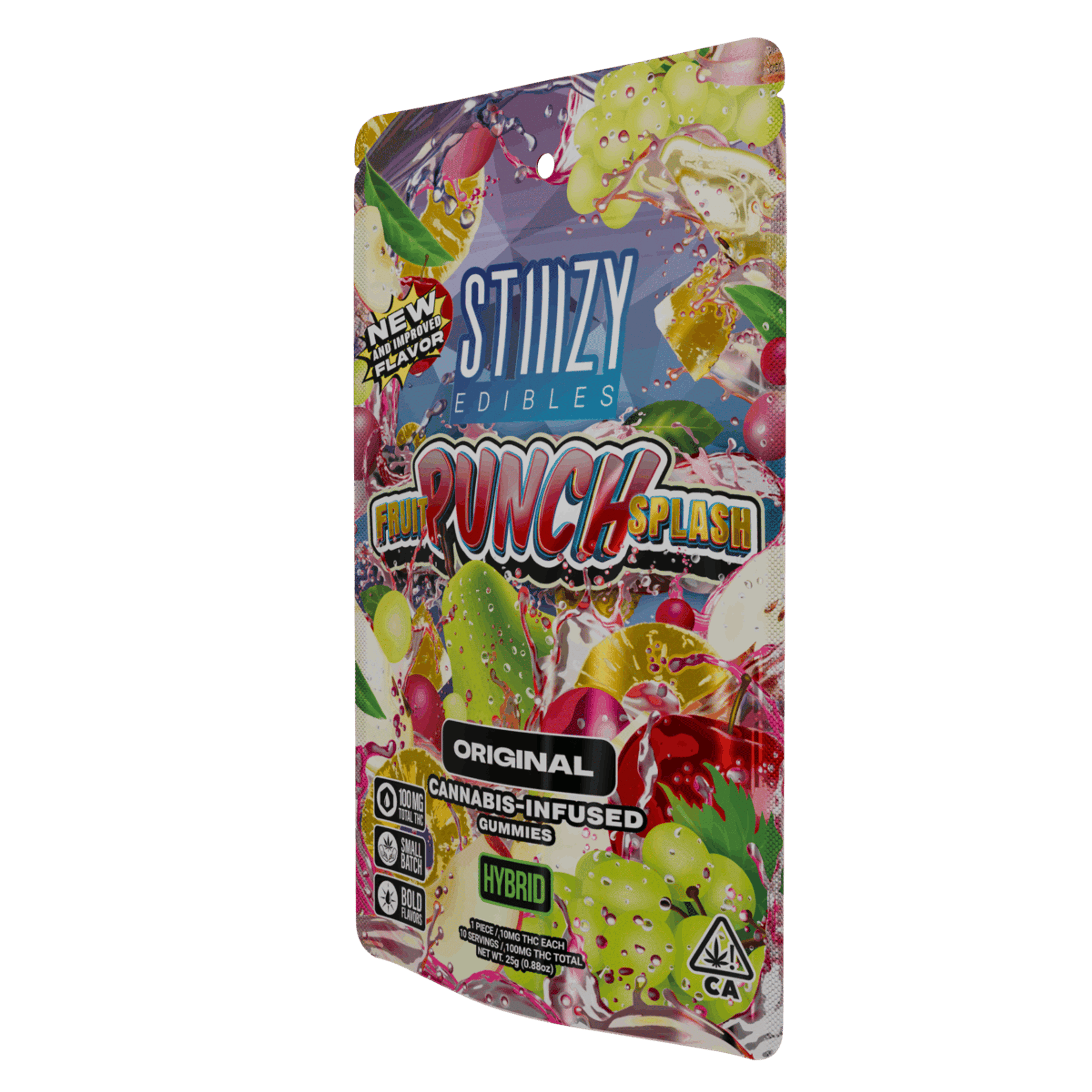 Fruit Punch Splash 100 mg Gummies - STIIIZY - - $8.64 - Edibles