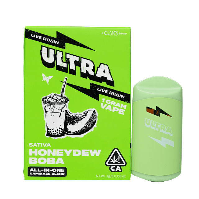 Honeydew Boba - Live Rosin/Live Resin All-In-One Vape - 1g