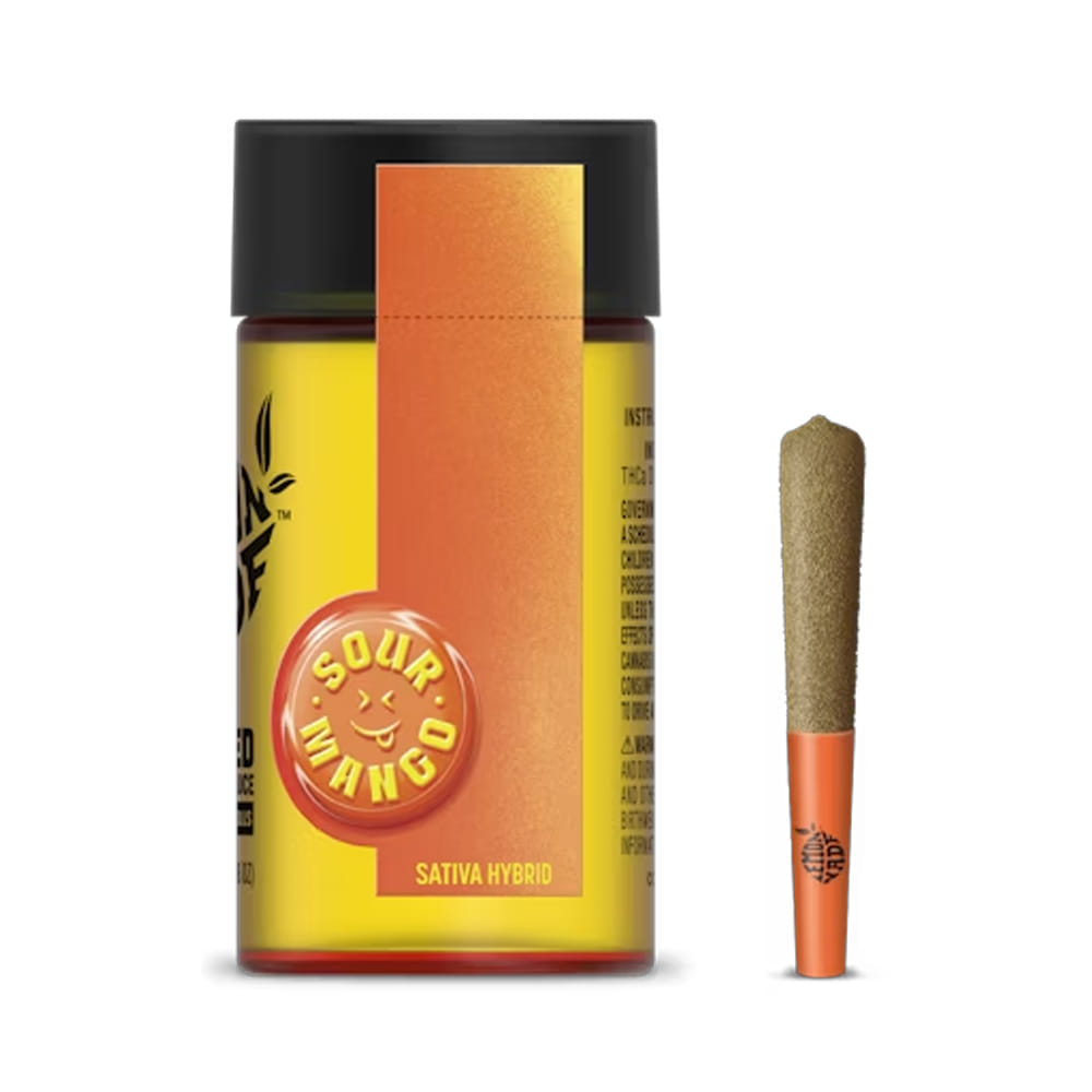Sour Mango (S) Prerolls - 5pk - Lemonnade - Sour Mango (S) 5pk - $29.70 - Pre-Rolls