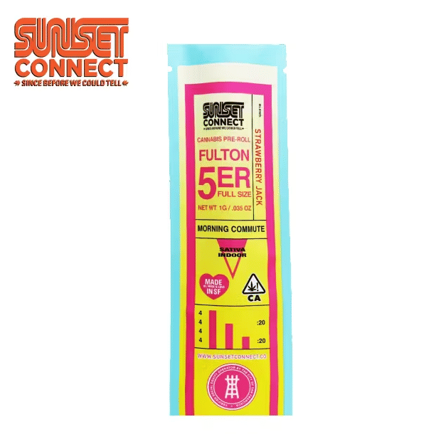 Sunset Connect (Fulton 5'er) - Strawberry Jack - Pre-Roll - 1g