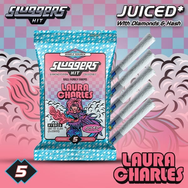 Laura Charles- Sluggers - Infused Preroll - 3.5g 5pk - Sluggers -  - $45 - Pre-Rolls