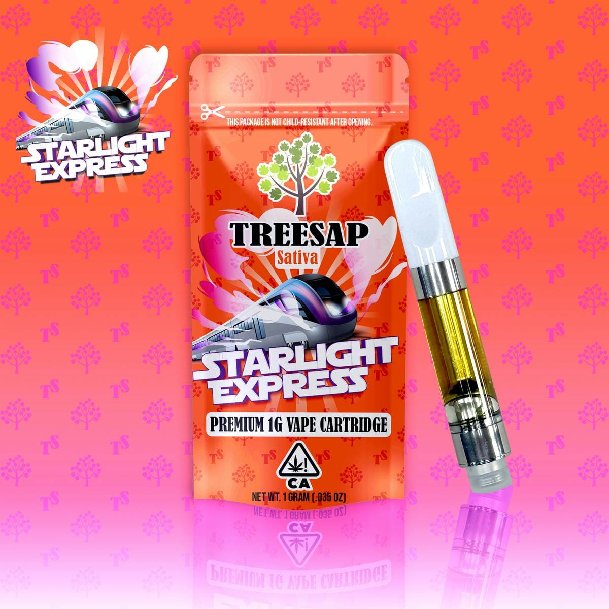 Treesap - Cart 1g (SAT) - Starlight Express - Treesap -  - $22 - Vape Carts