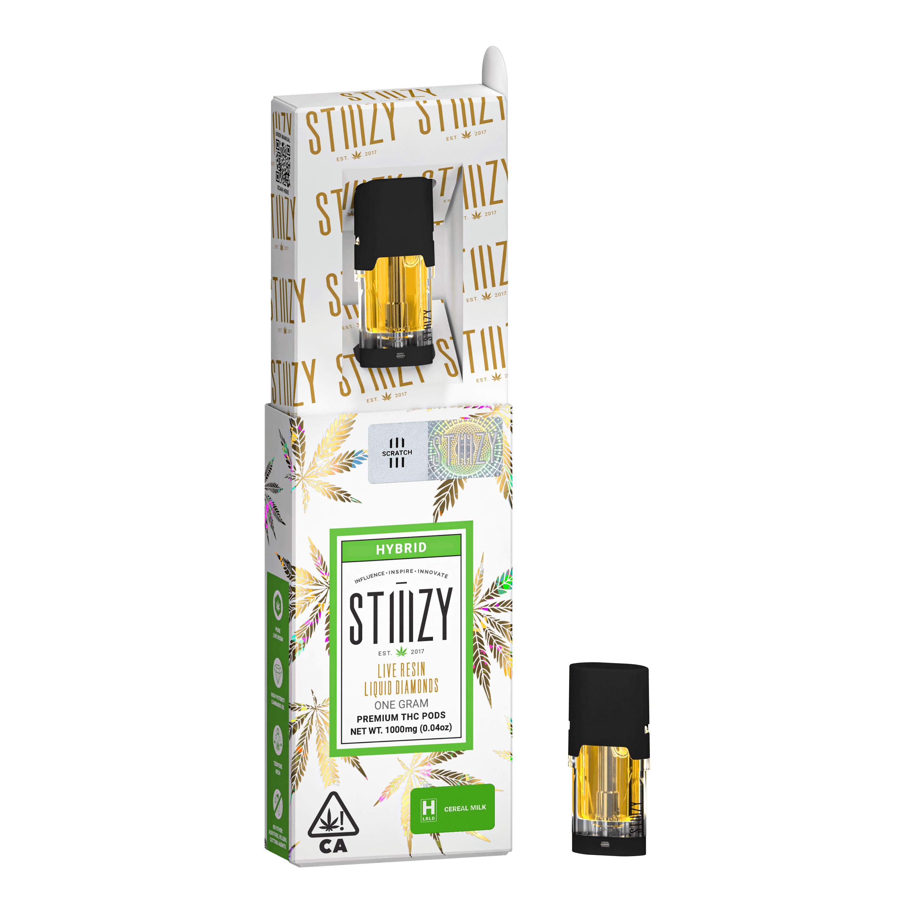 Cereal Milk Live Resin Liquid Diamonds 1g Pod - Stiiizy -  - $29.25 - Vapes