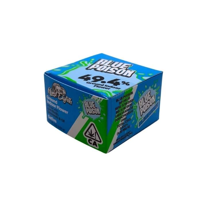 Blue Poison - 3.5g Infused Pre Ground Flower - Hard Eighths - 3.5g - Sativa - $24 - Flower/Infused Flower (3.5 Grams)