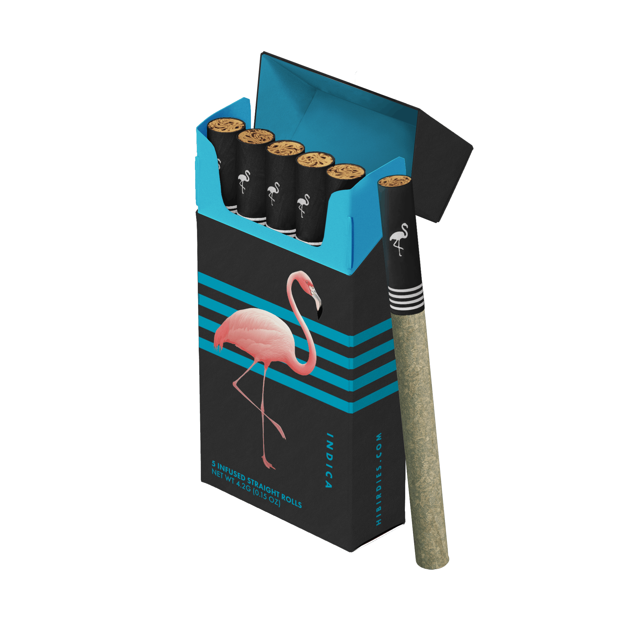 Ultra INDICA 5pk Infused Prerolls - Birdies -  - $27.50 - Pre-Rolls