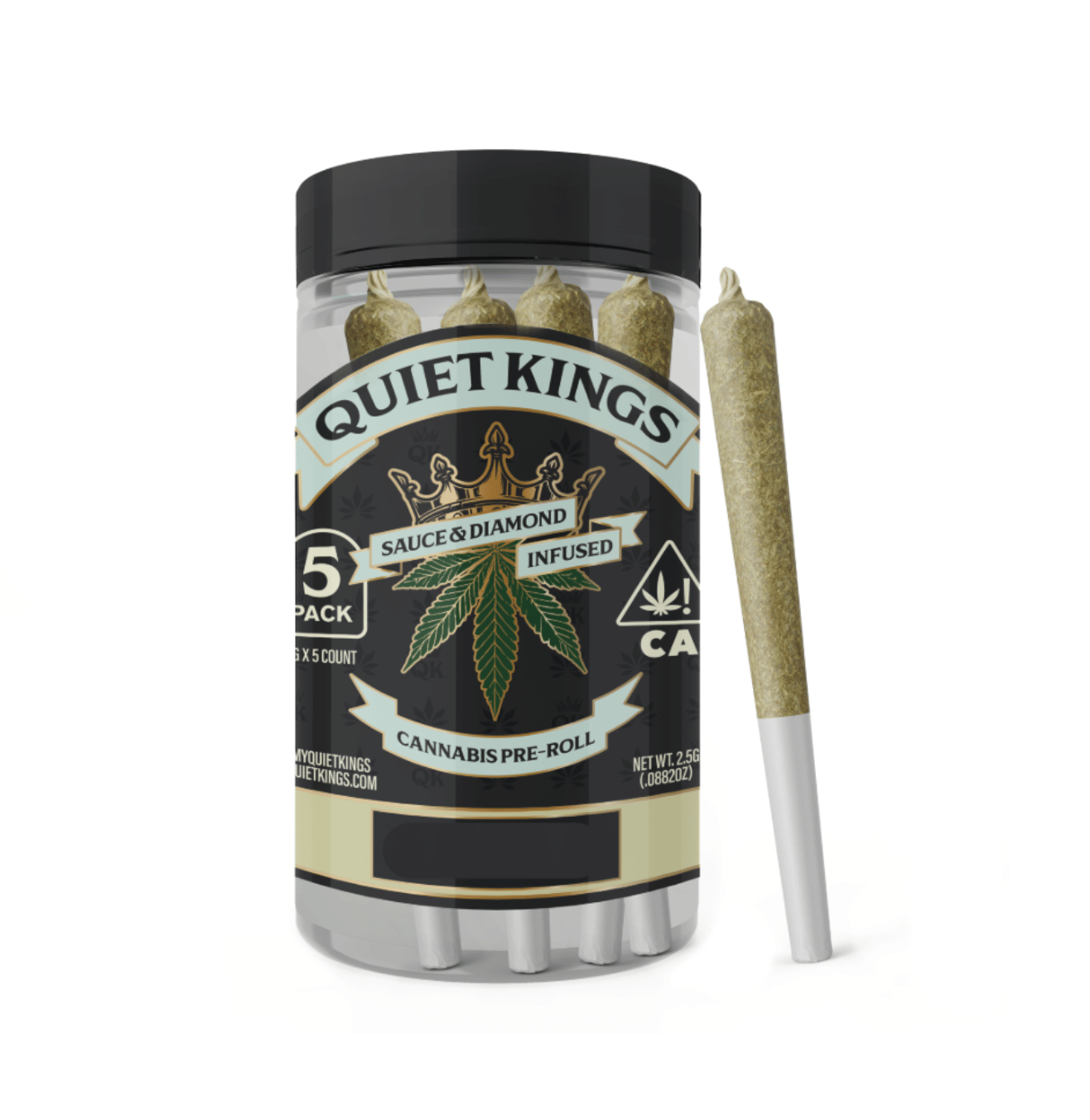 Grape God 5pk Infused Pre-Roll - Quiet Kings -  - $23 - Pre-Rolls