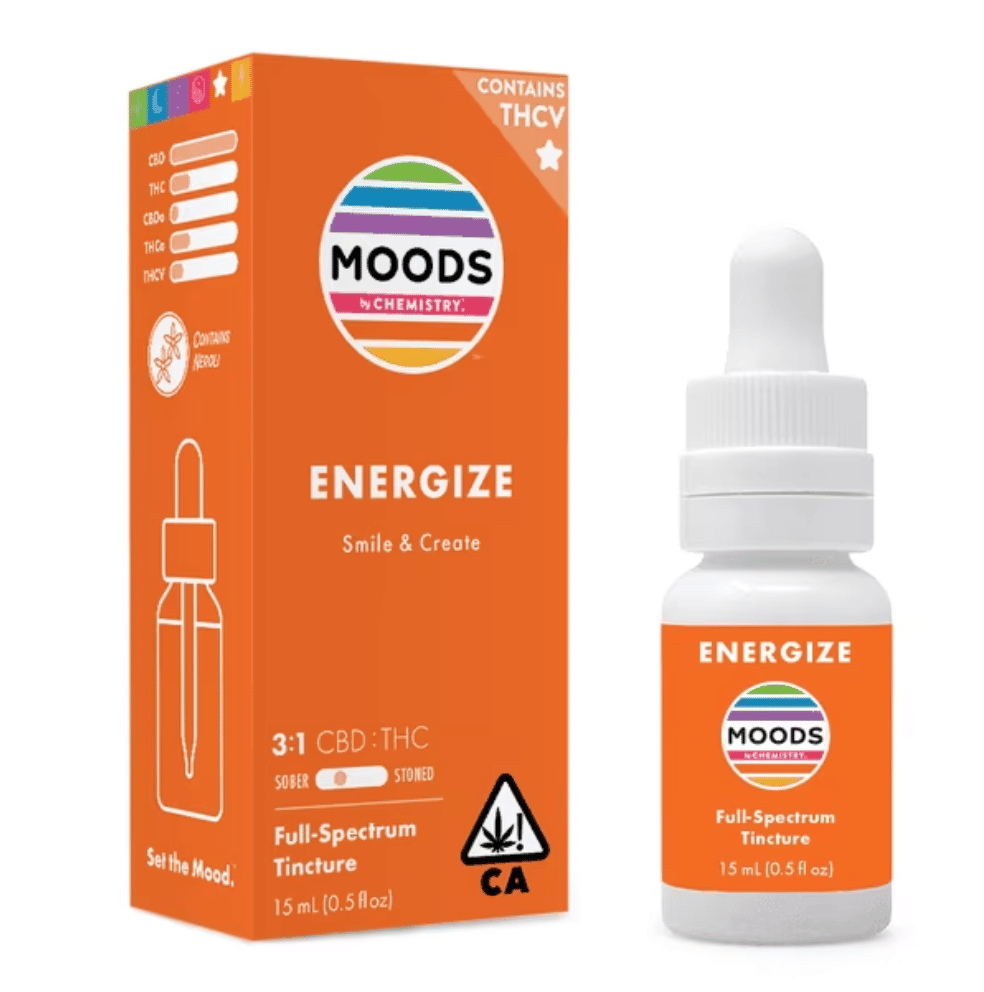 Energize 🧡Orange Moods🧡 3:1 CBD Tincture - Chemistry -  - $29.27 - Edibles
