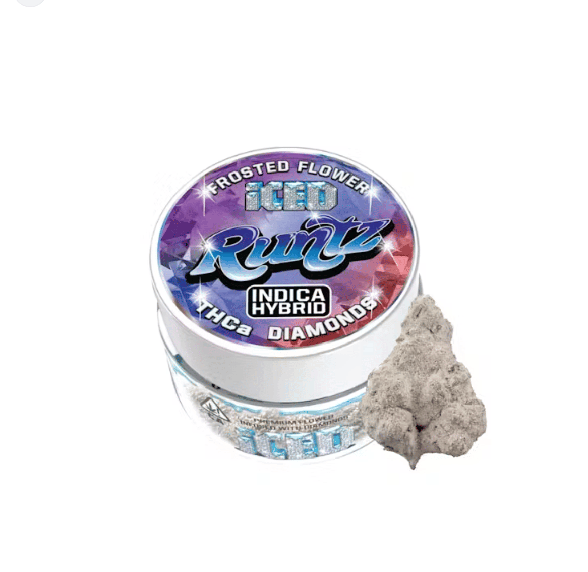 Runtz - 3.5g Infused Flower - ICED - 3.5g Infused - Indica - $35 - Flower/Infused Flower (3.5 Grams)