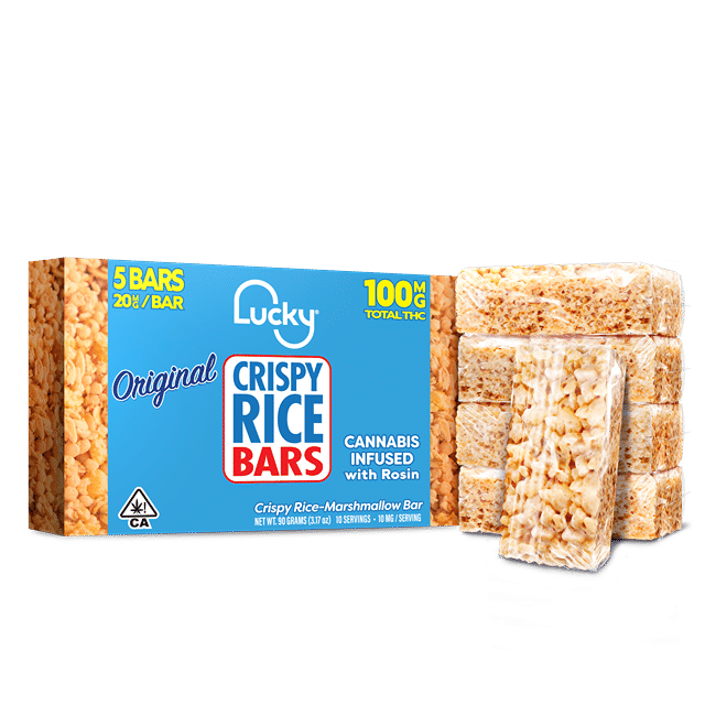 Lucky - Crispy Rice Bars with Rosin - Original 100mg