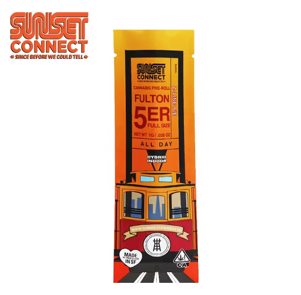 Sunset Connect (Fulton 5'er) - Z-Line Pie - Pre-Roll - 1g