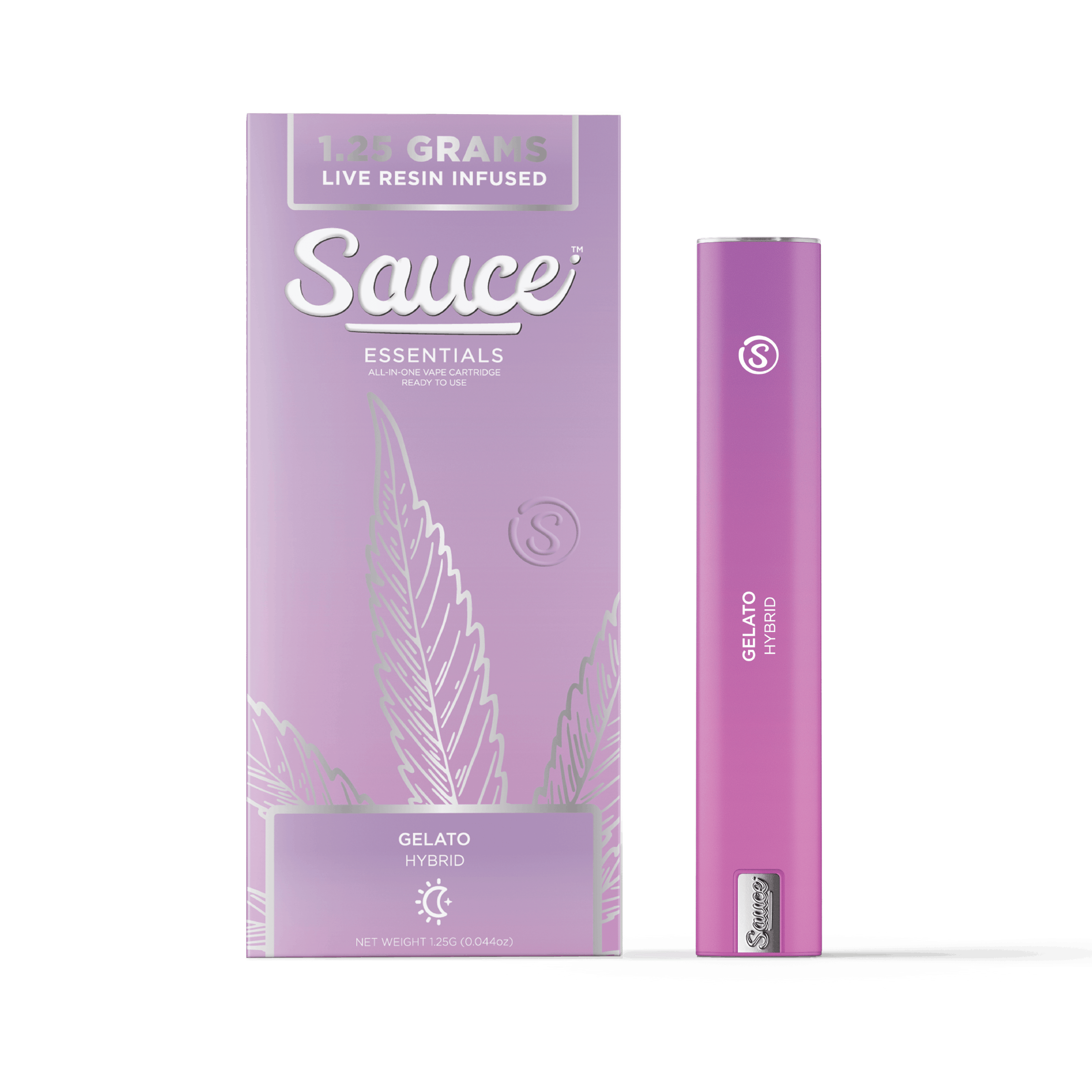 Gelato - Live Resin - Disposable - Sauce Essentials - 1.25 Gram - $41.99 - Disposable Vape (All-In-One, Battery Built-In)