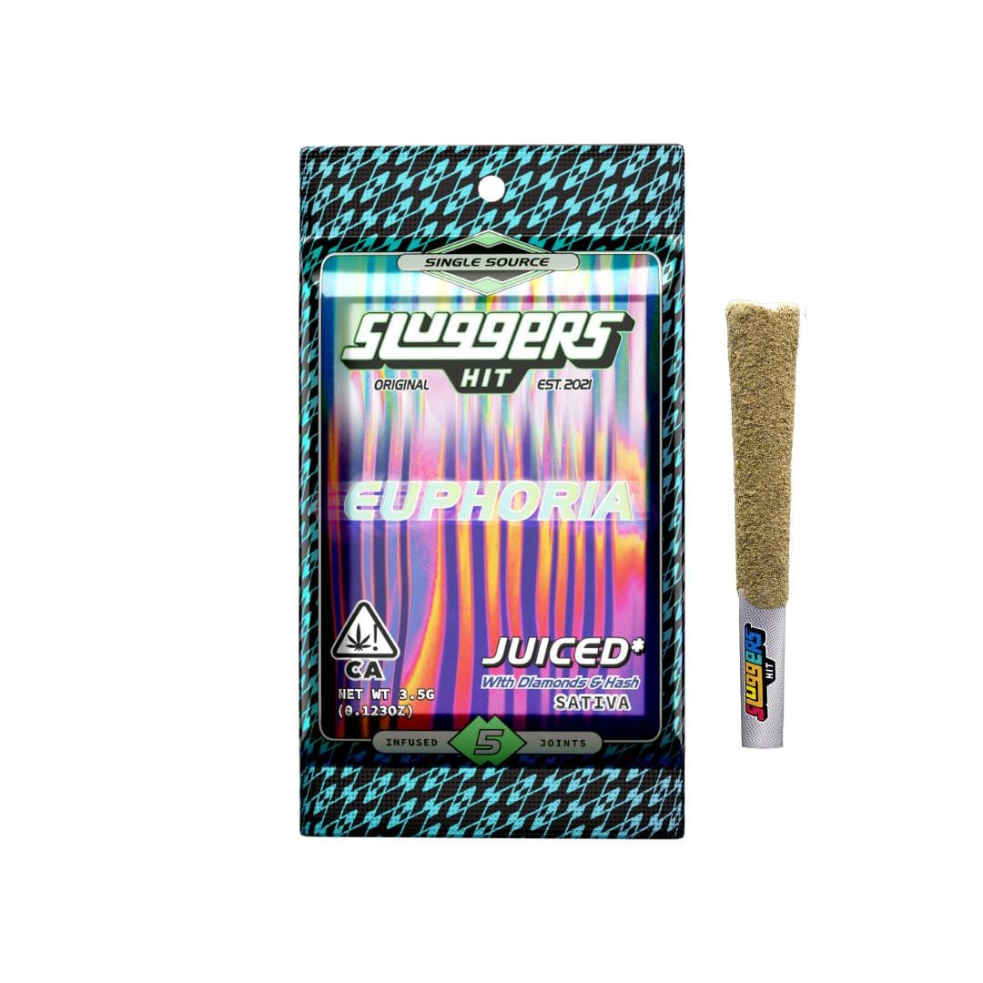 Euphoria Triple Infused 5 pack Pre-Rolls - Sluggers - 5 Pack - $44 - Pre-Rolls