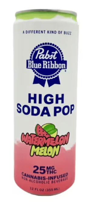 Pabst Blue Ribbon — Watermelon Melon Seltzer Single Can
