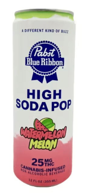 Pabst Blue Ribbon — Watermelon Melon Seltzer Single Can