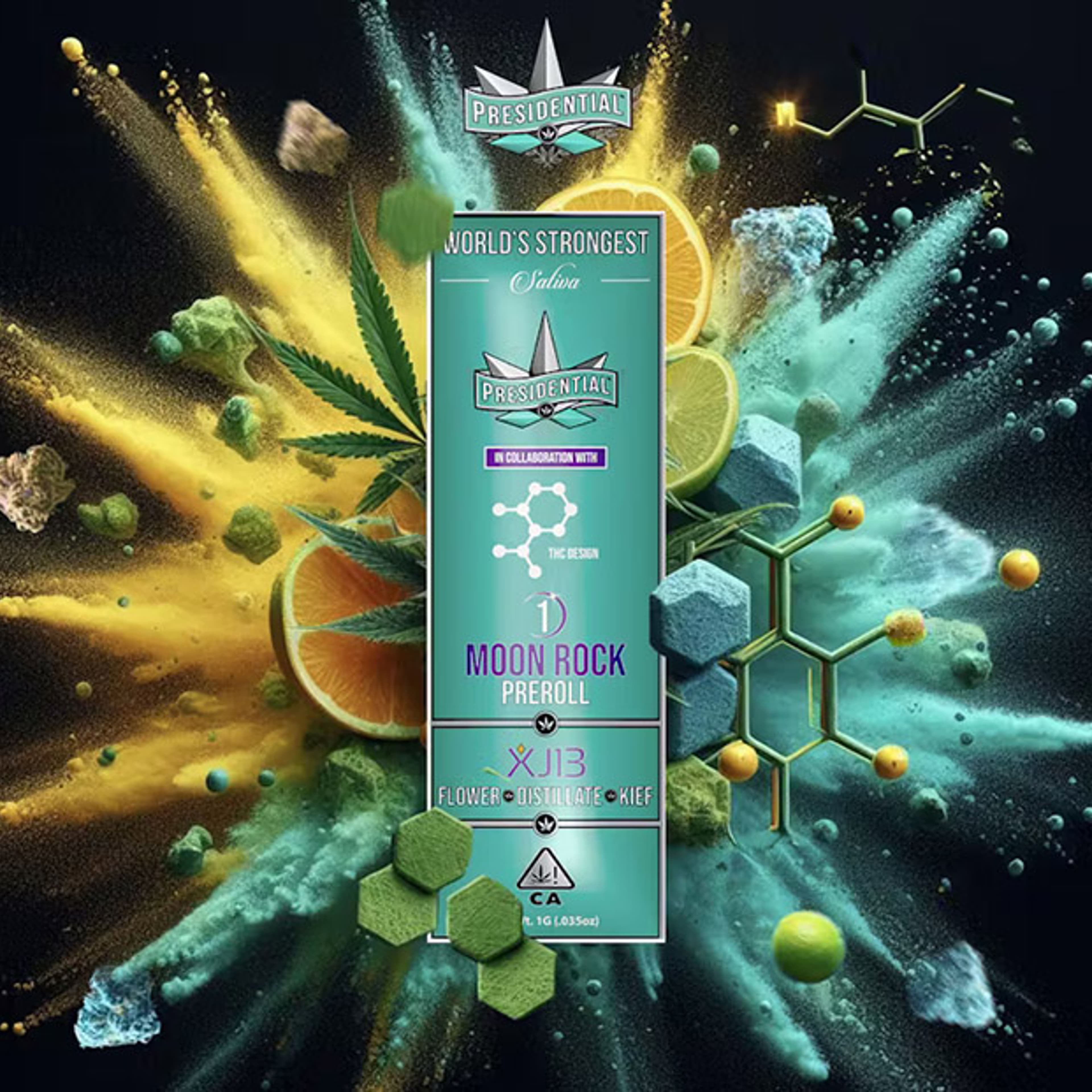 Presidential - XJ-13 - Moon Rock Pre-Roll - 1g - Presidential - Pre-Roll - $12.99 - Pre-Rolls