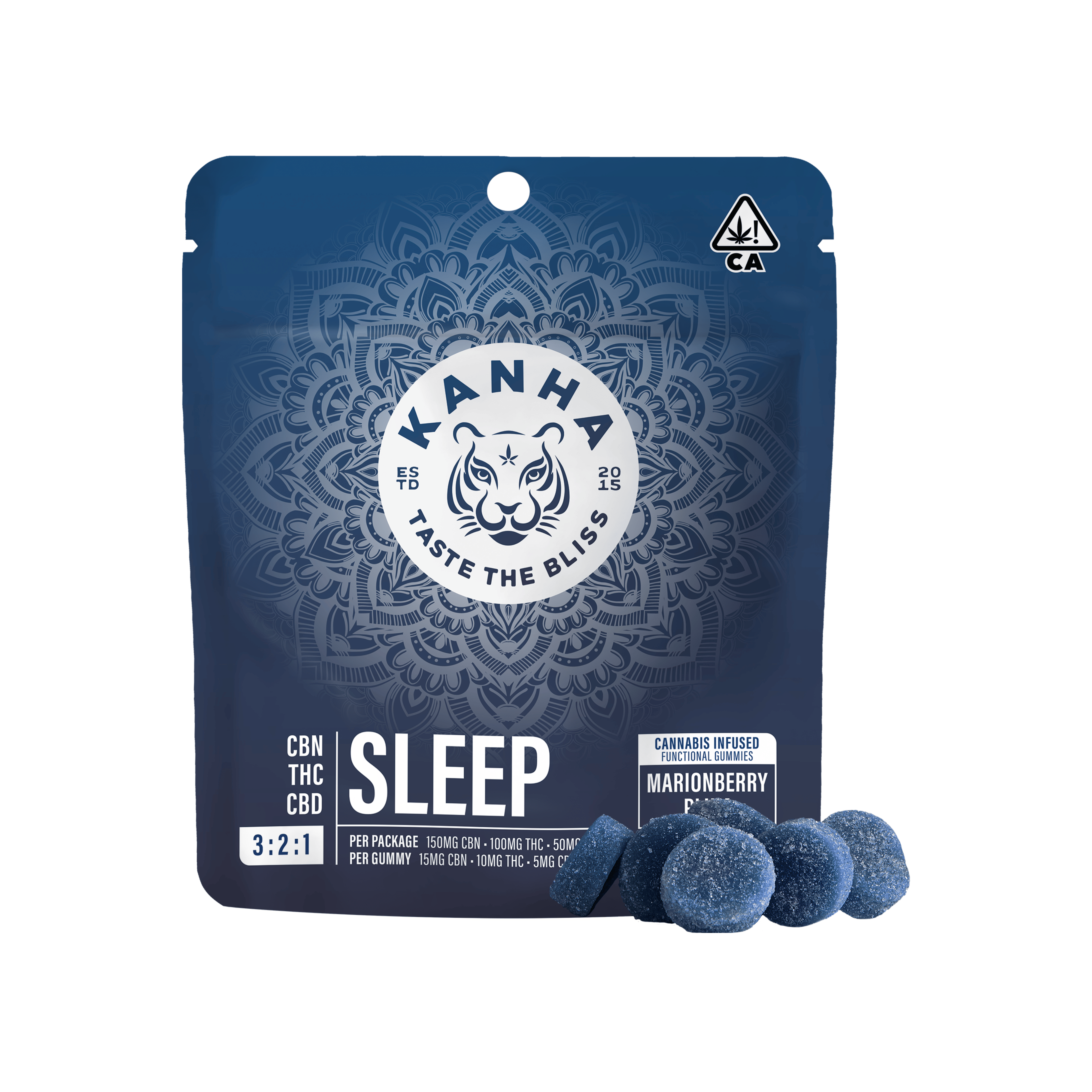 KANHA | FX | NANO | SLEEP 3:2:1 Marionberry Plum - Kanha Gummies - - $25 - Edibles