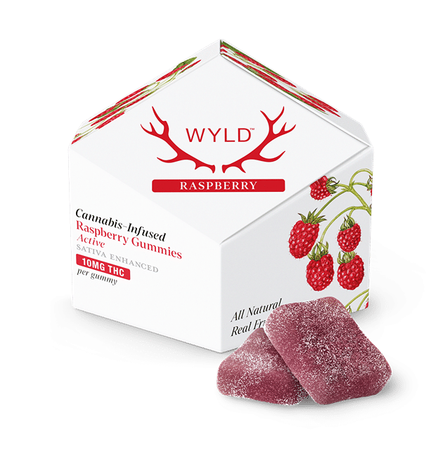 Raspberry Sativa Enhanced Gummies