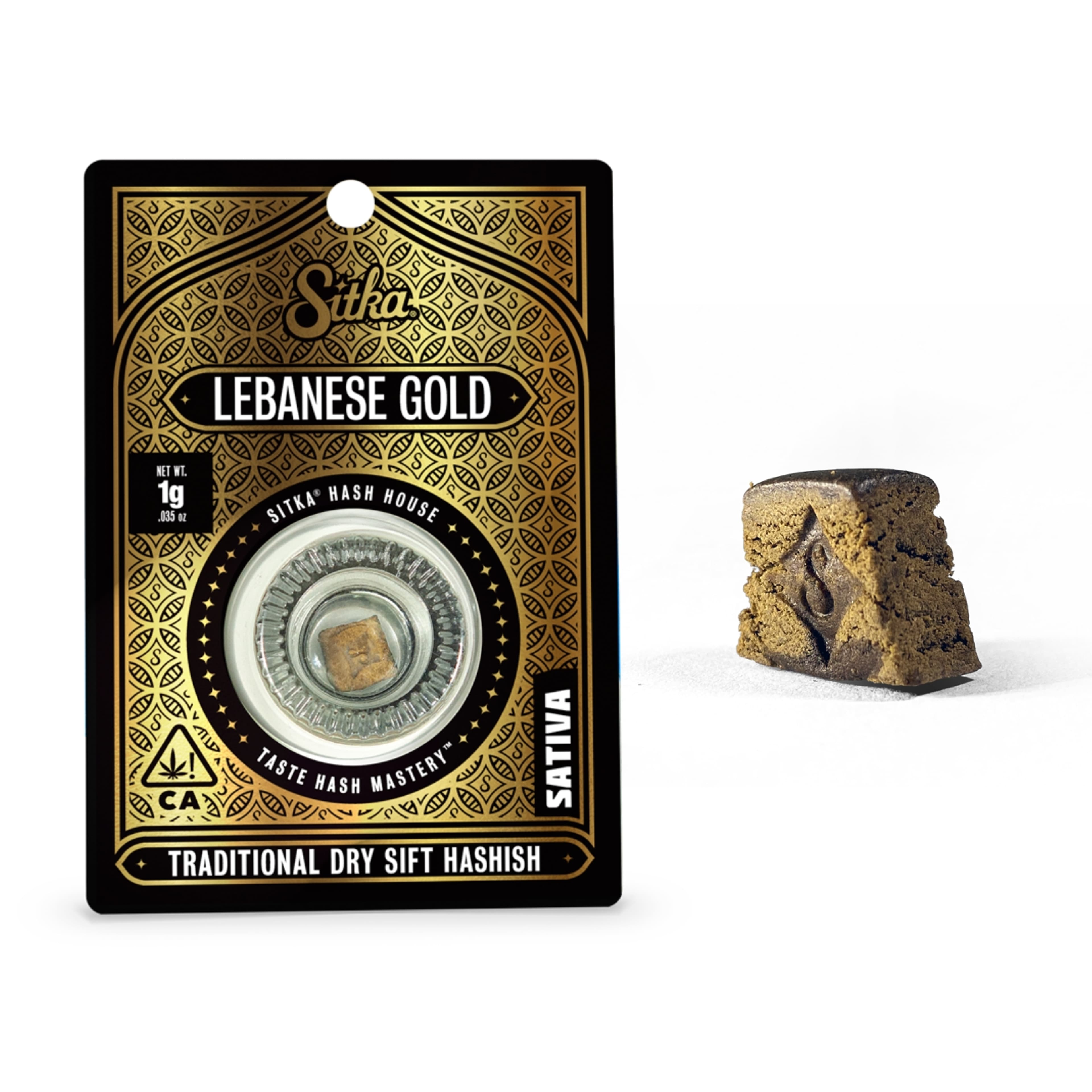 Lebanese Gold Temple Ball Hashish 1g - Sitka - - $34.74 - Extract