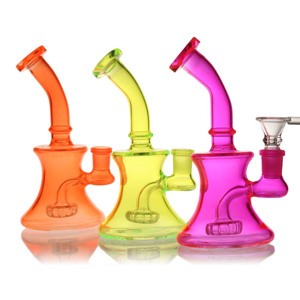 Neon Glass Water Bong - 6 1/2in - Big Eye Glass -  - $20 - Paraphernalia