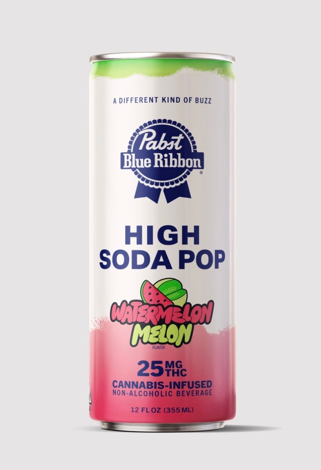 Pabst Blue Ribbon: Pbr Single Soda Watermelon Melon