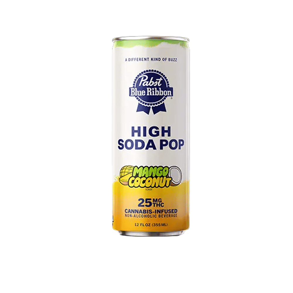 Mango Coconut High Soda Pop (25Mg) - Pabst Blue Ribbon - (25MG) - $5 - Beverage